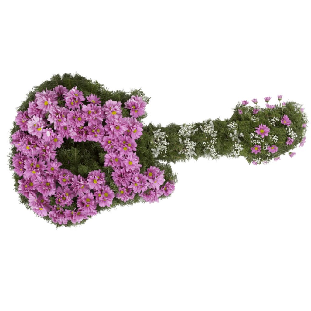 Smuteční věněc Kytara