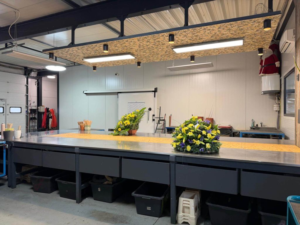 Foto z vazárny květin