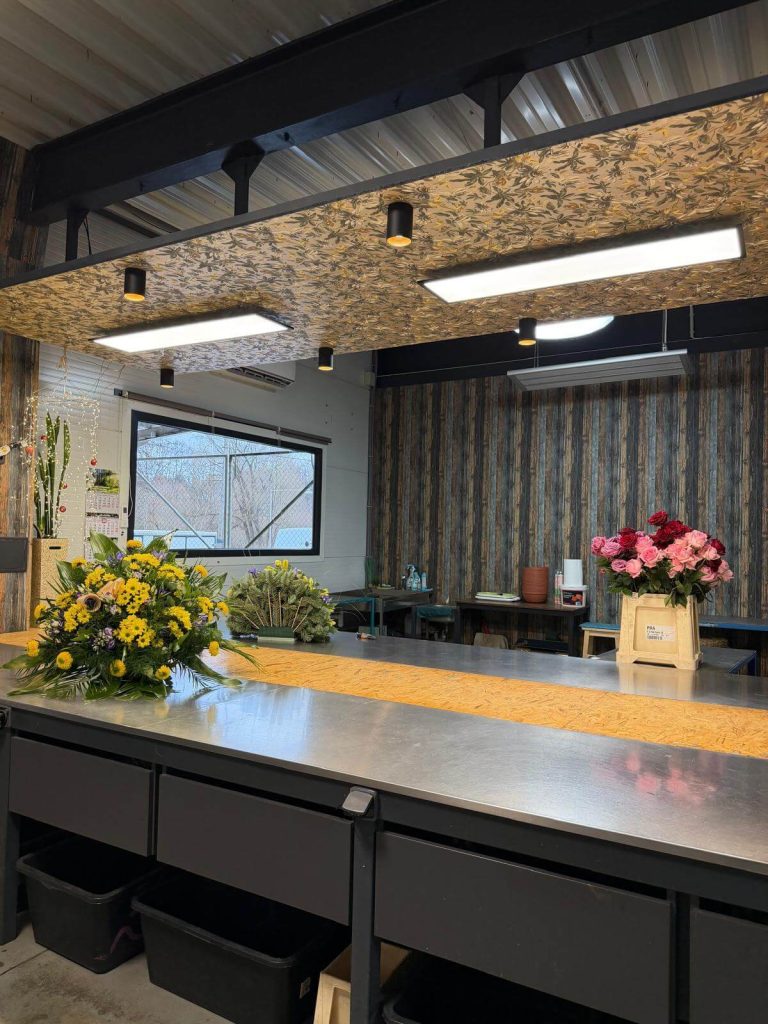 Foto z vazárny květin